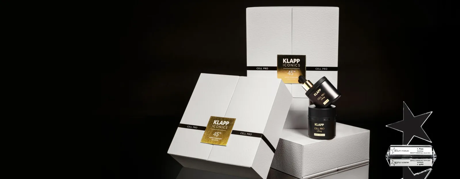 KLAPP Cell Pro Iconic Boxen mit Lifting Serum und Lifting Face Cream